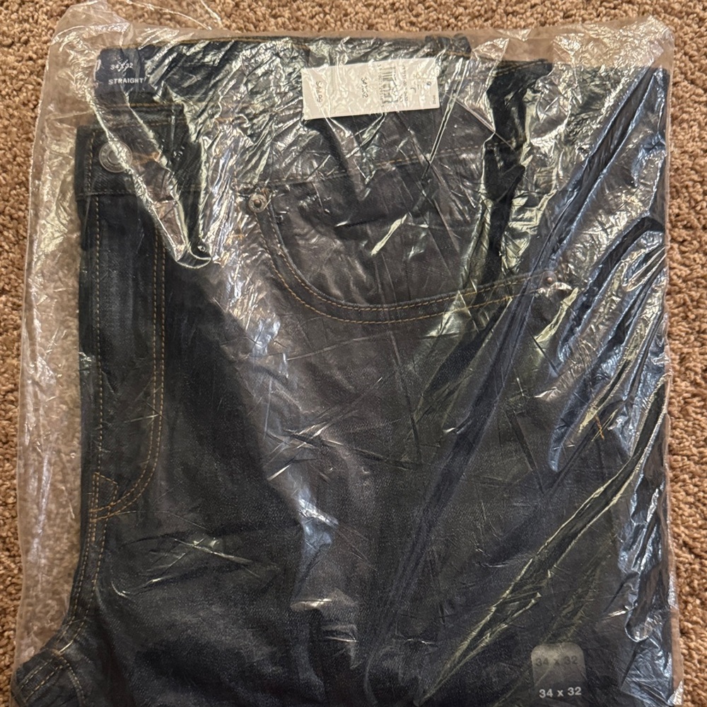 GAP Men's Dark Blue Straight Jeans